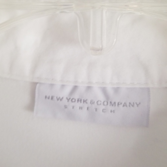 BNWOT! THE PERFECT BUTTON UP! NY&CO! WHITE - Picture 8 of 8